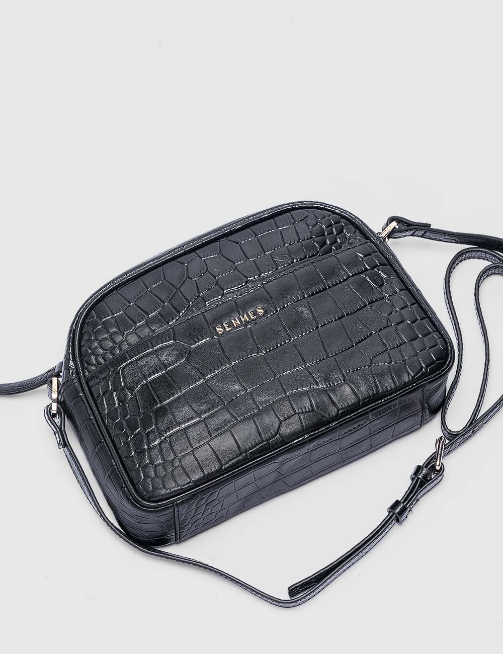 Fortuna Crossbody Bag, Black, large, image 10