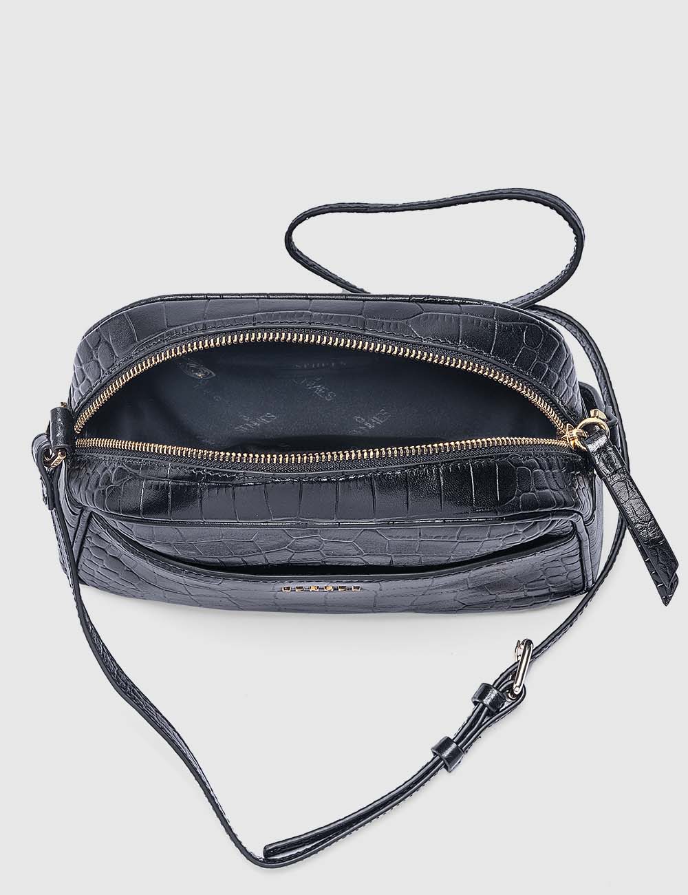 Fortuna Crossbody Bag, Black, large, image 11