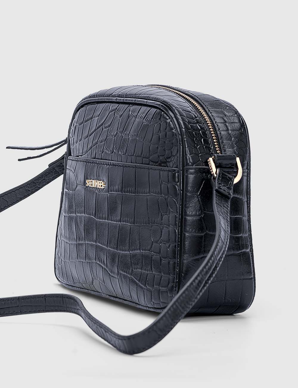 Fortuna Crossbody Bag, Black, large, image 2