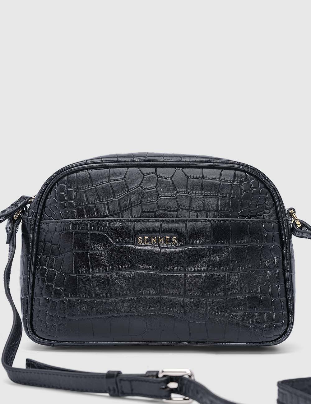 Fortuna Crossbody Bag, Black, large, image 7