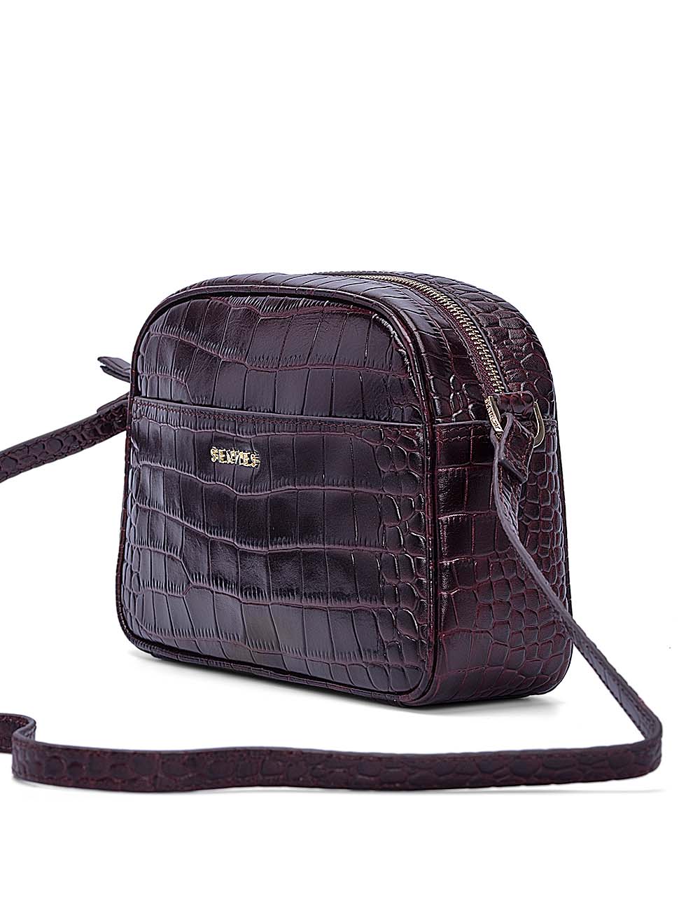 Fortuna Crossbody Bag, Burgundy, large, image 6