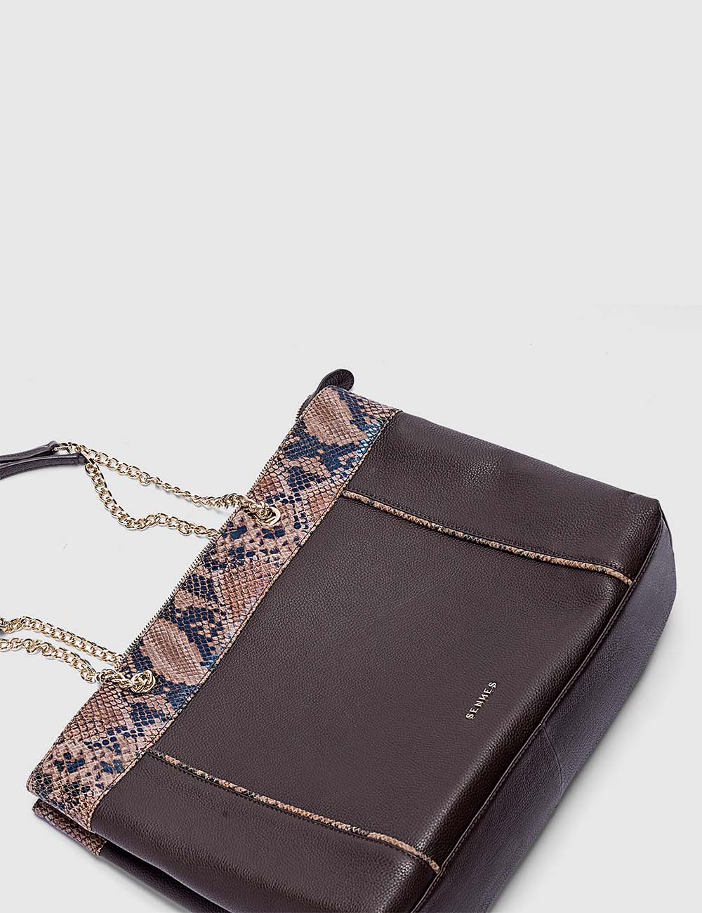 Grazioso Tote Bag, Dark Brown, large, image 7