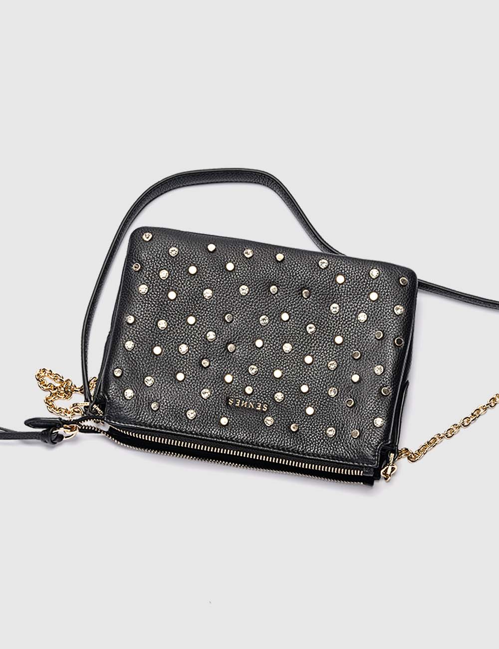 Confetti Crossbody Bag, Black, large, image 7