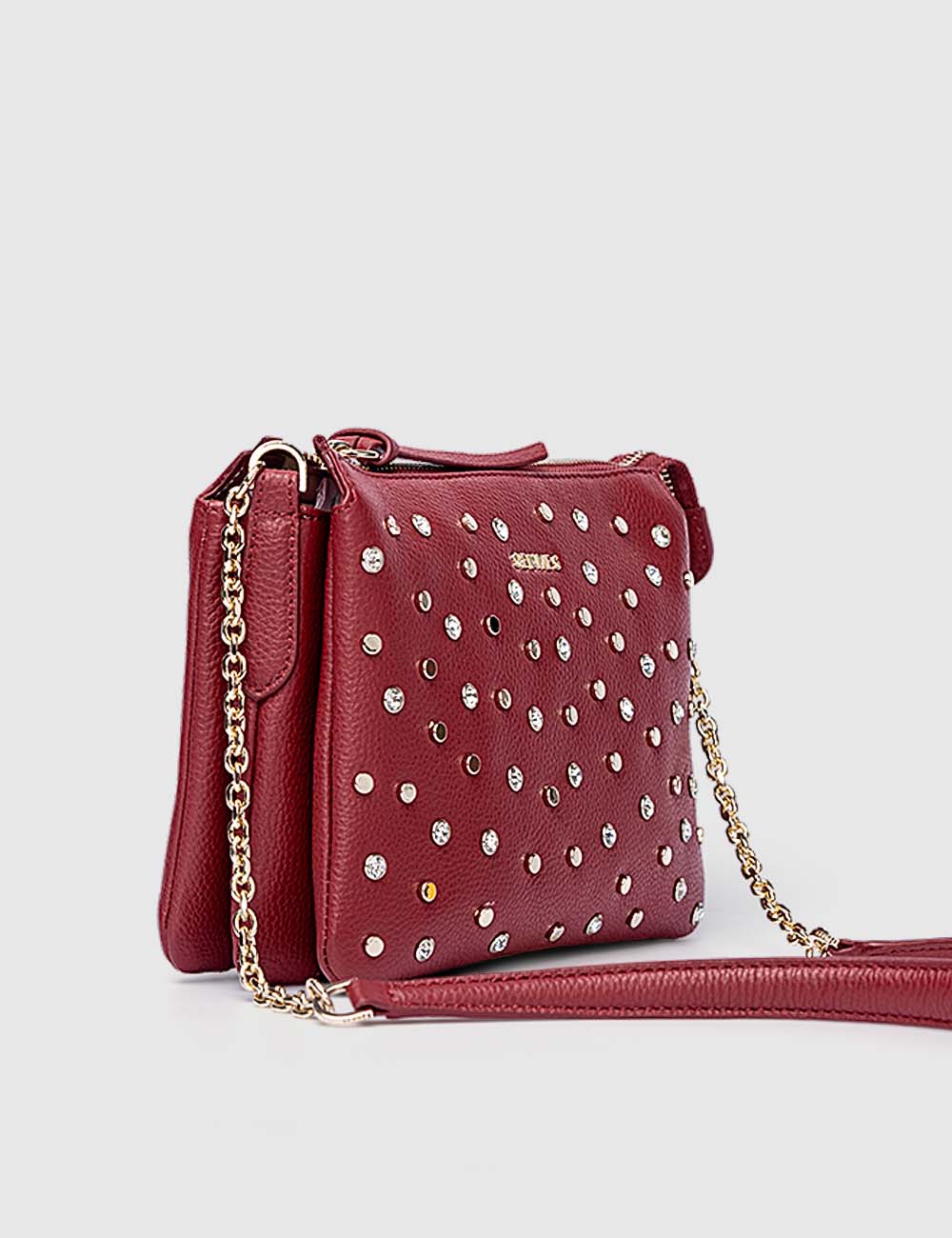 Confetti Crossbody Bag, Red, large, image 4