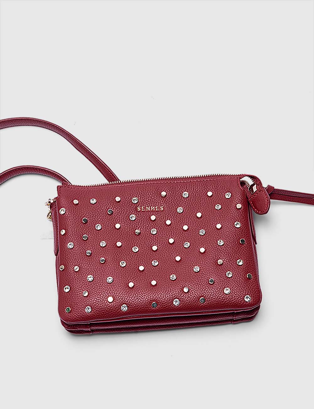 Confetti Crossbody Bag, Red, large, image 8