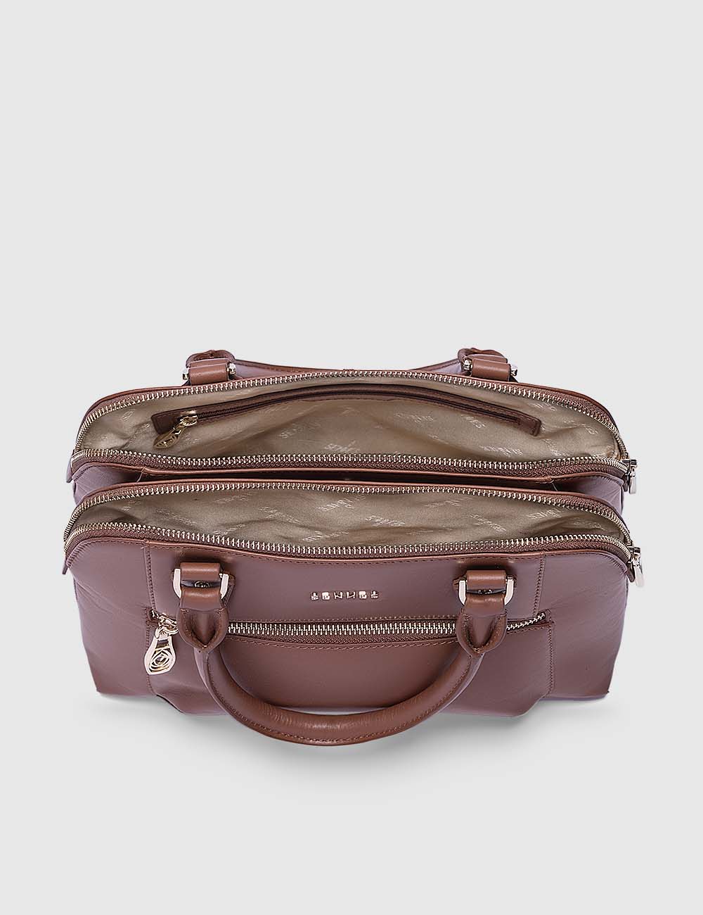 Opera Handbag, Cognac, large, image 9