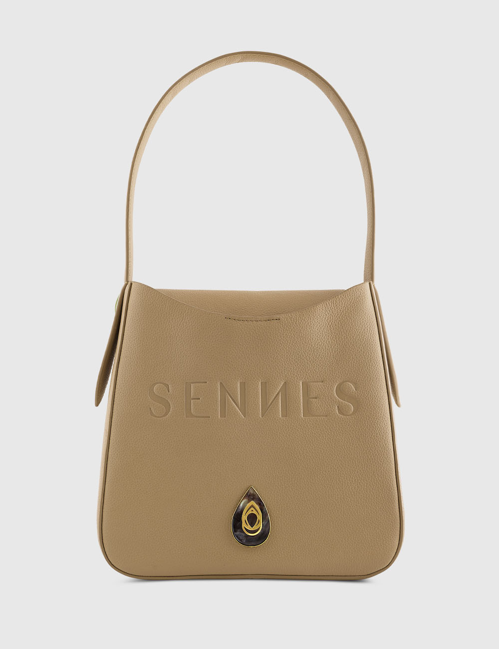 Siena Shoulder Bag, Camel, large, image 1