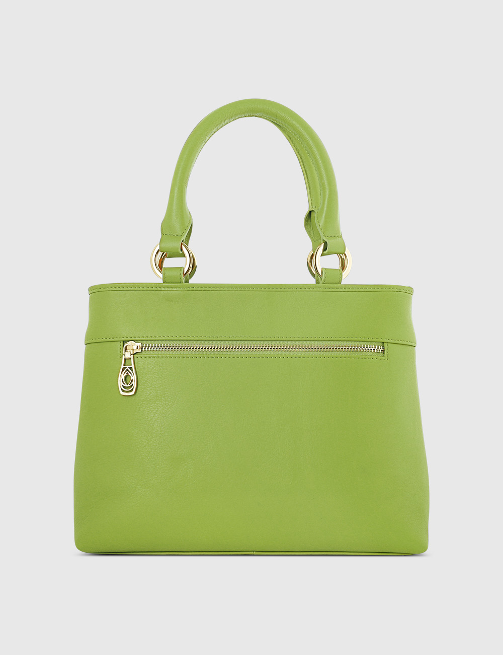 Vivia Handbag, Lemon Green, large, image 4