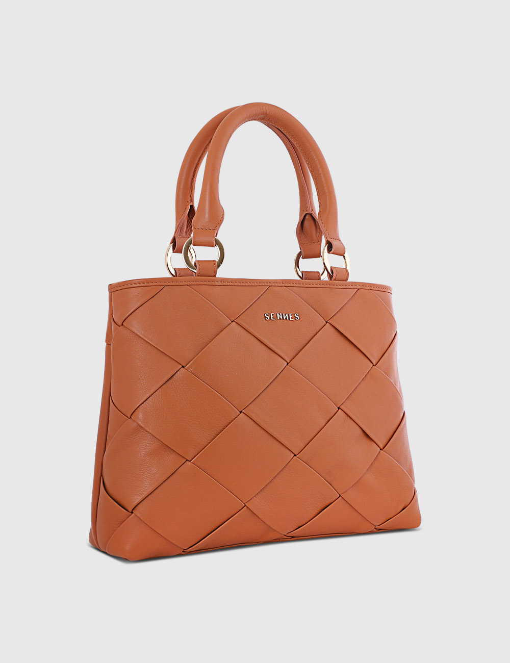 Vivia Handbag, Orange, large, image 3