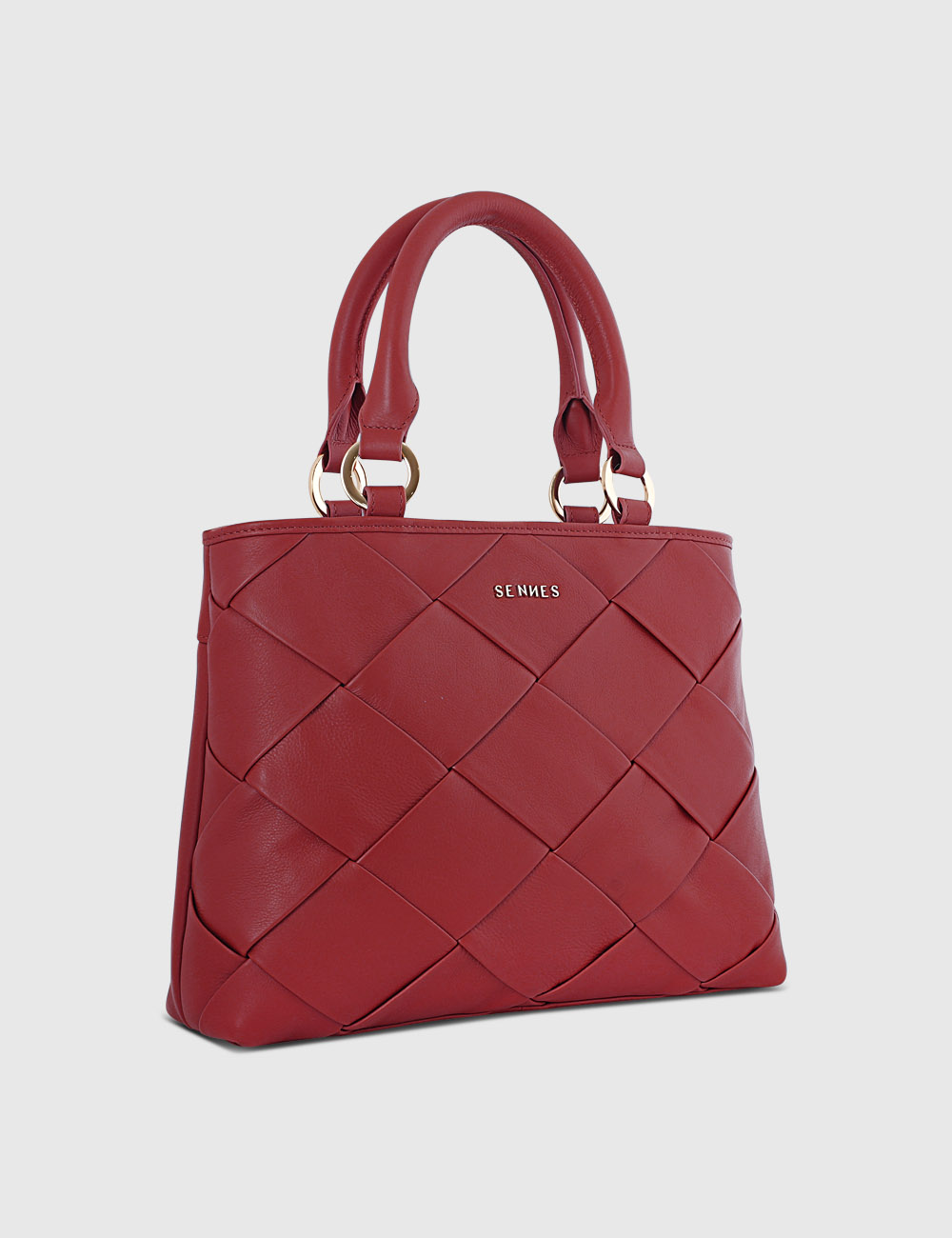 Vivia Handbag, Red, large, image 3