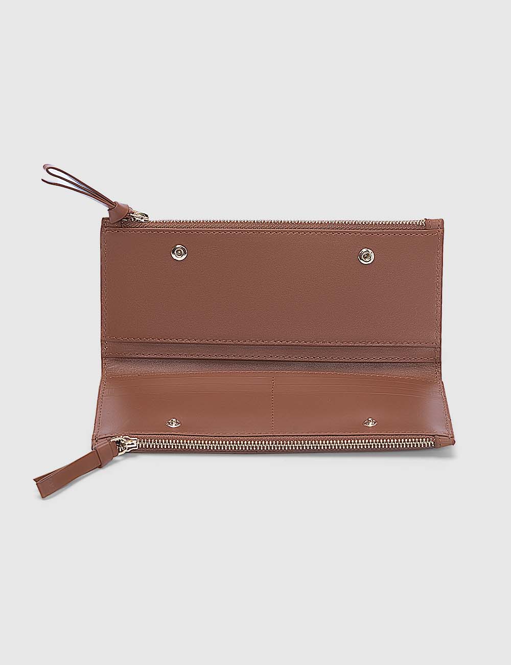 Women's Purse, Cognac, large, image 3