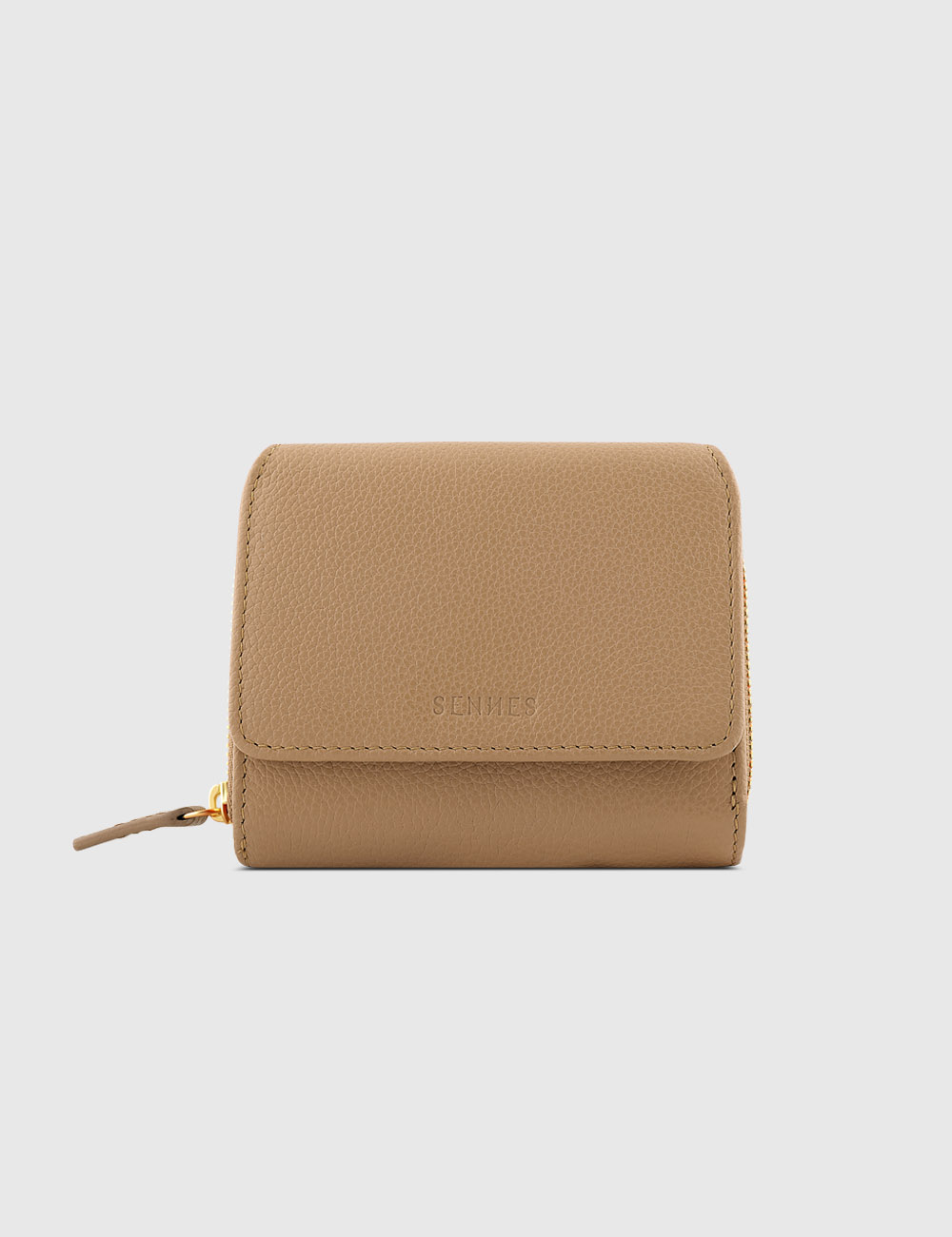 Women's Wallet, Camel, large, image 1
