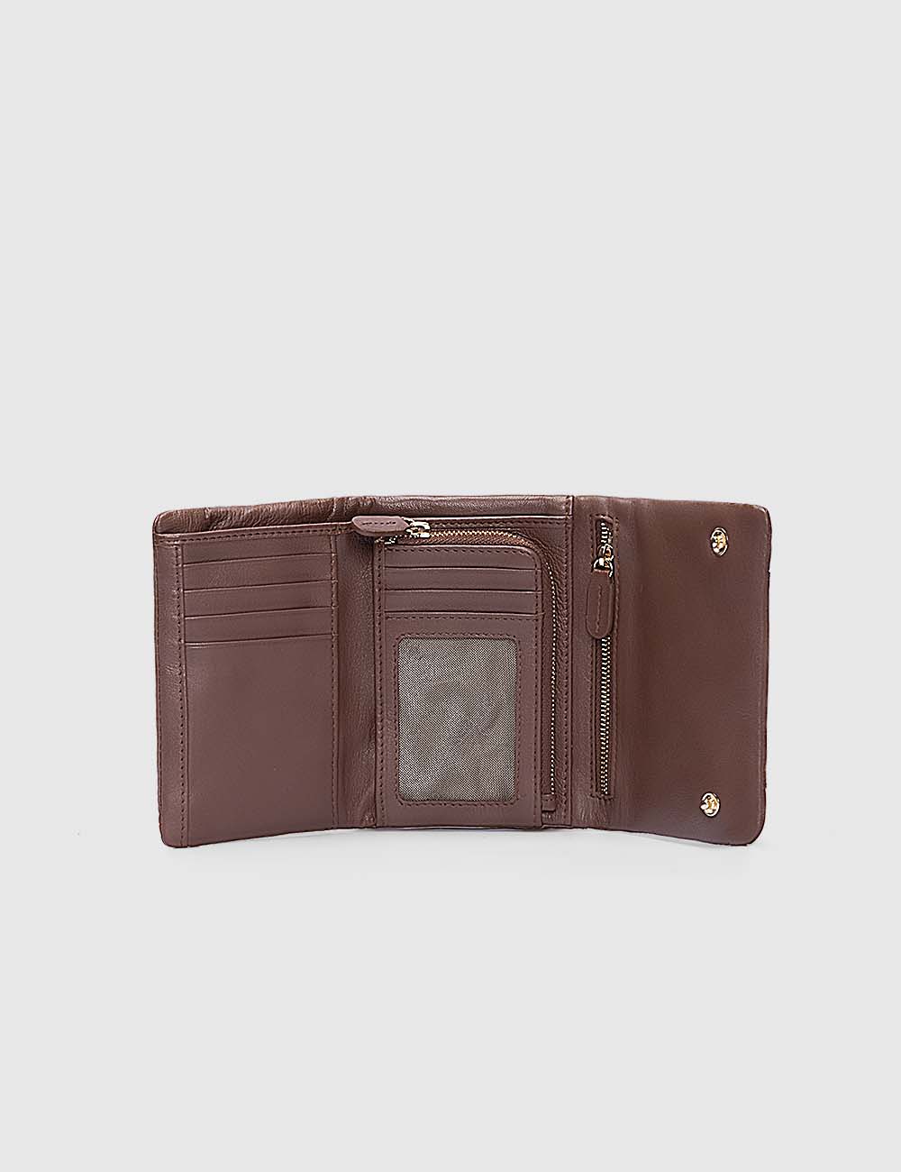 Women's Wallet, Cognac, large, image 3