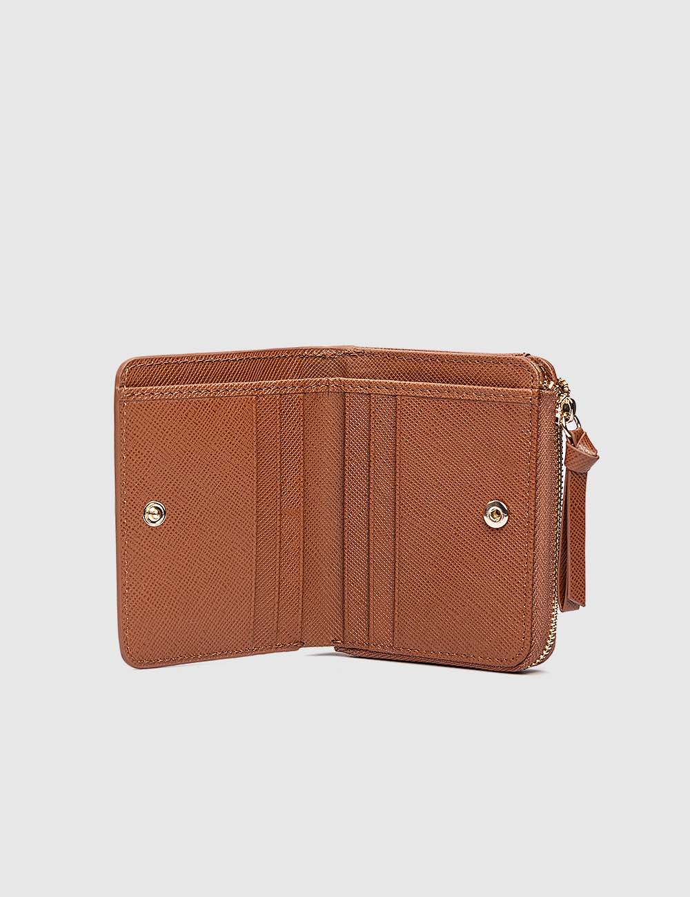 Women's Wallet, Cognac, large, image 2