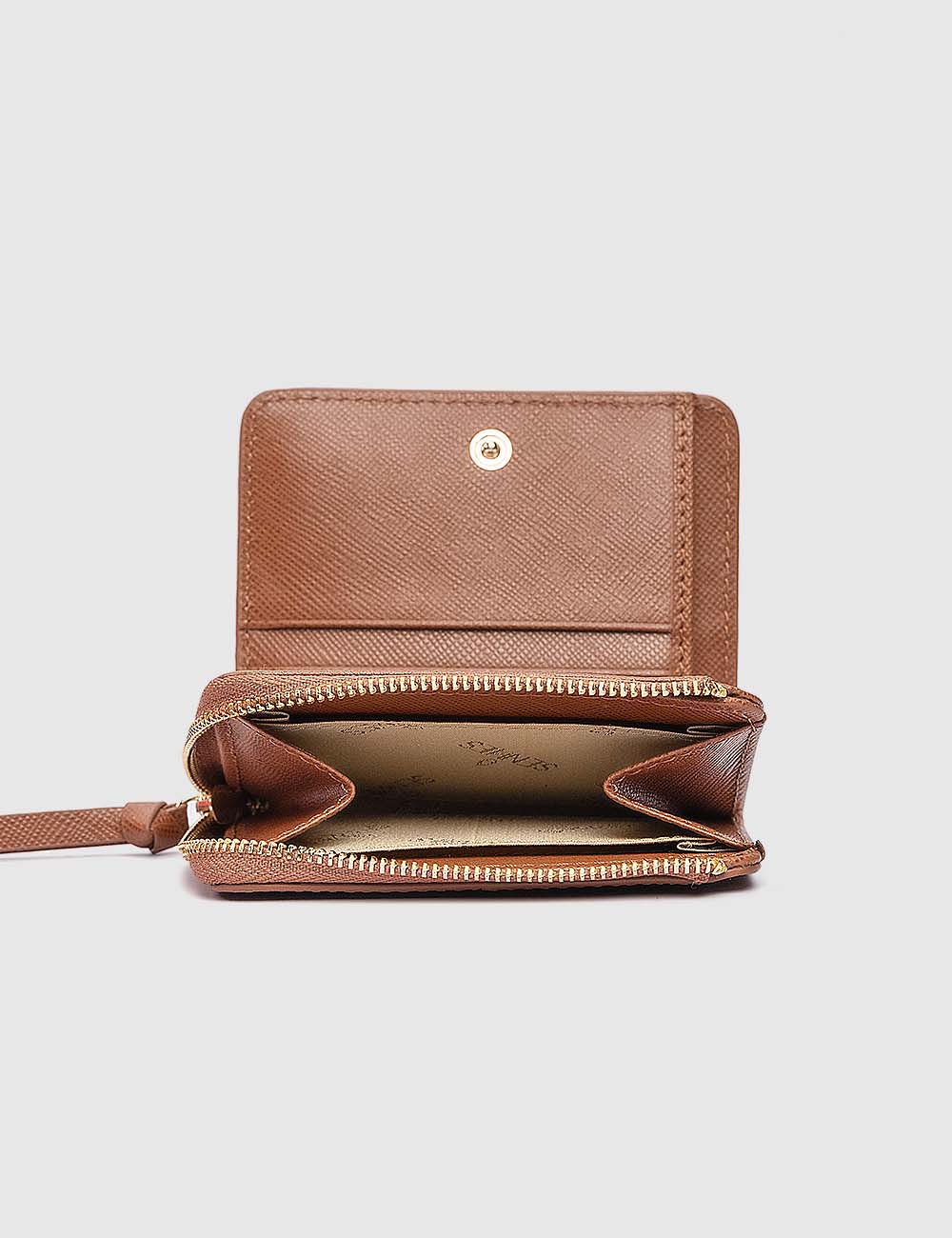 Women's Wallet, Cognac, large, image 3