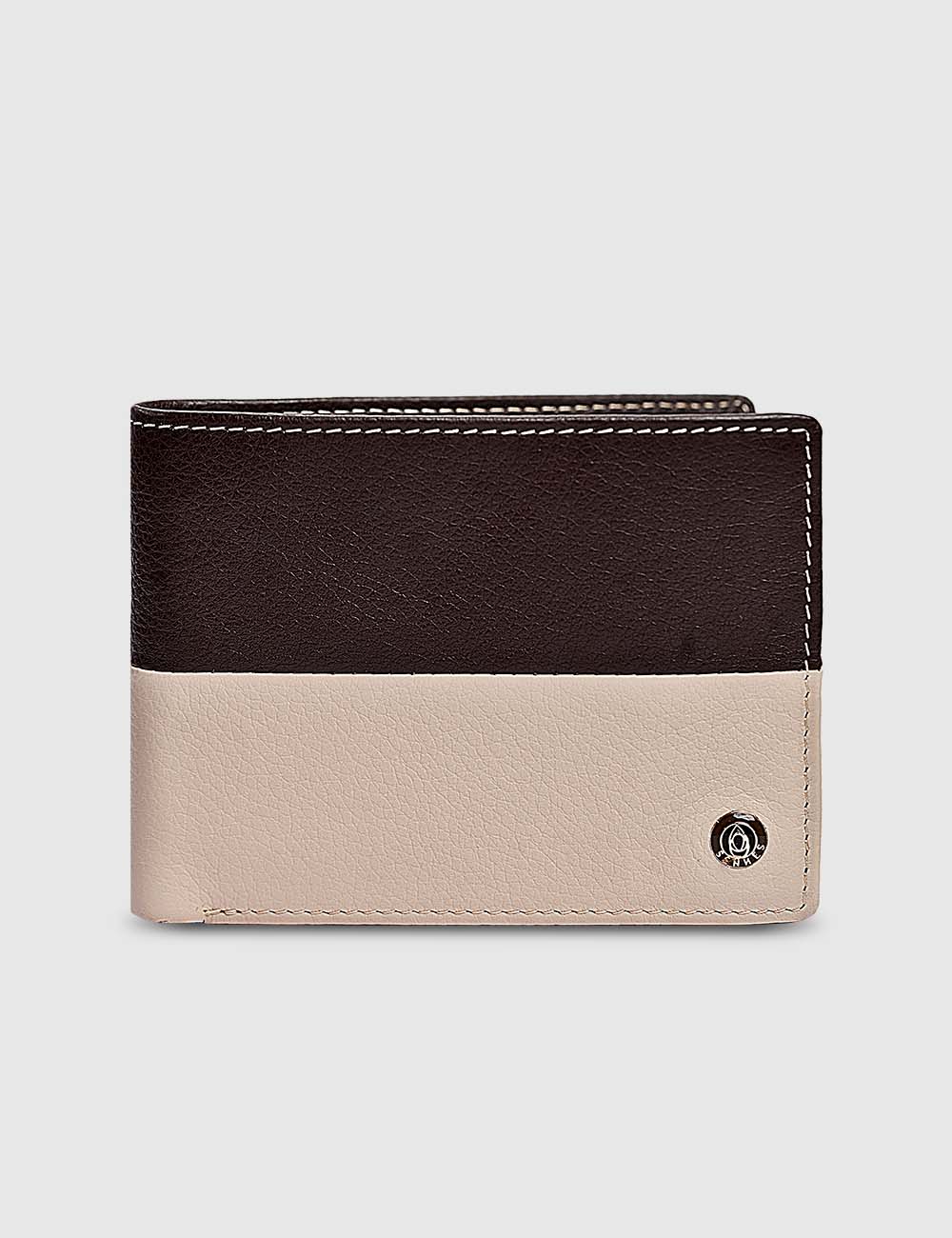 Men's Wallet, Dark Brown & Ivory, large, image 1