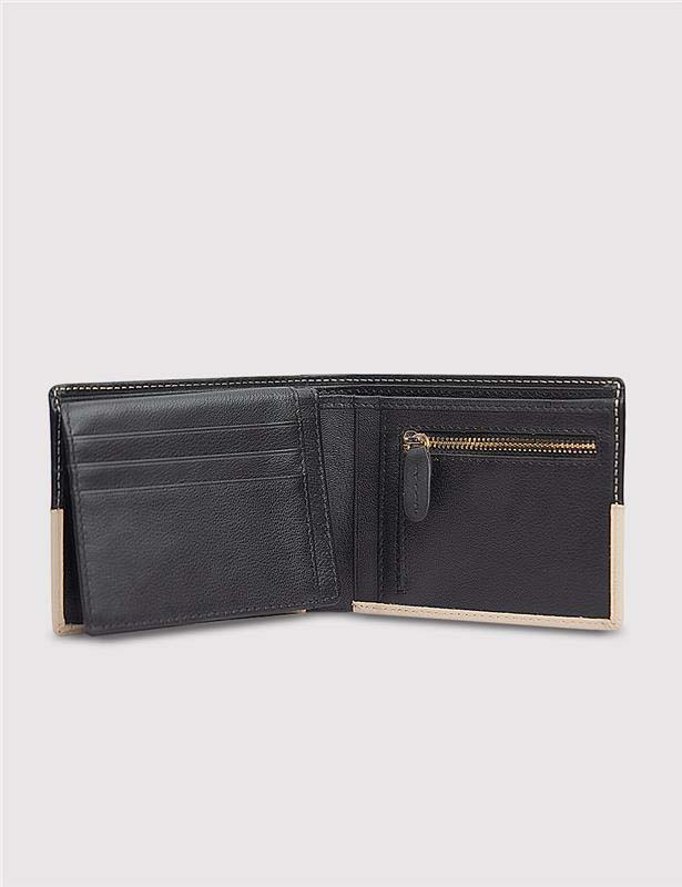 Men's Wallet, Black & Ivory, large, image 2
