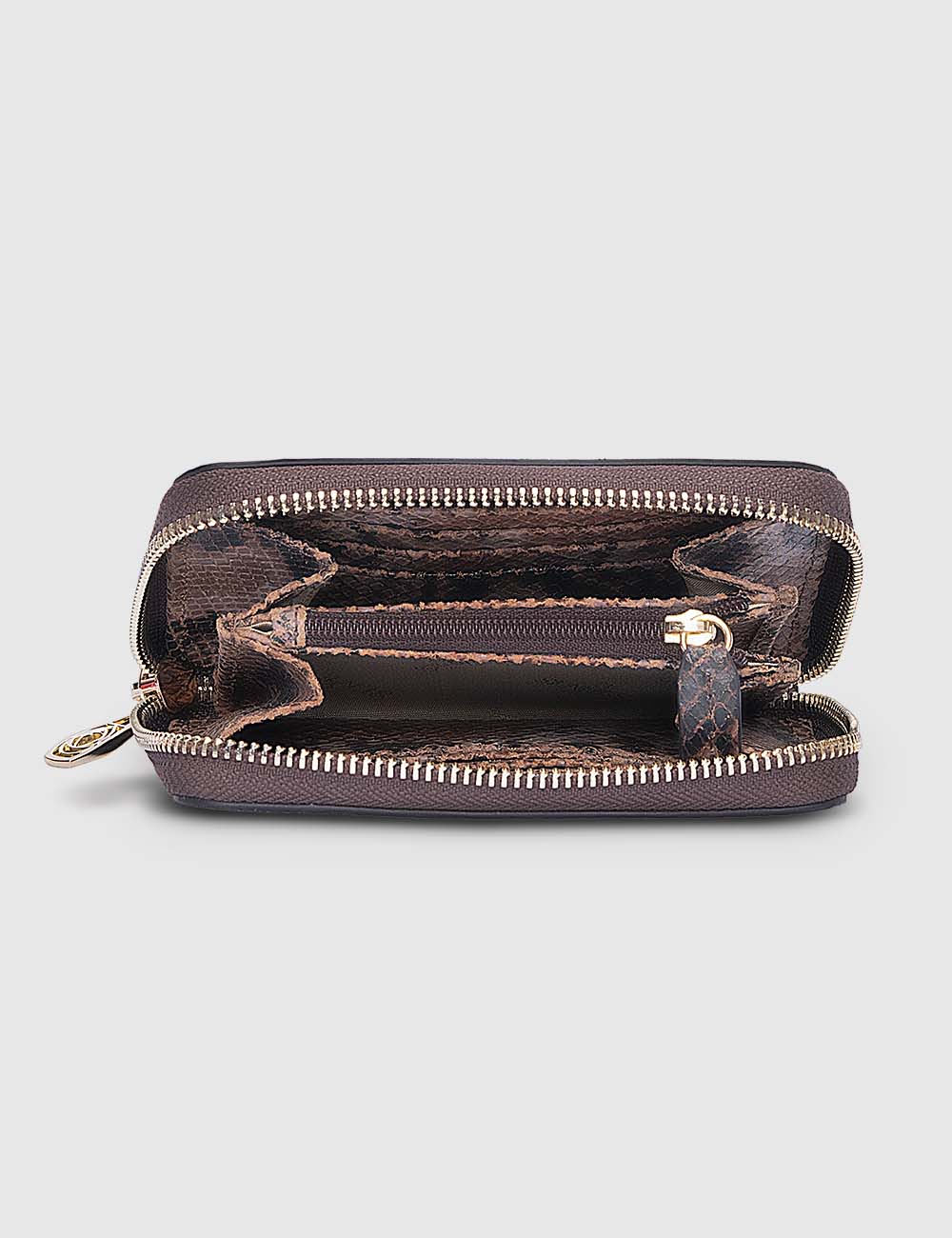 Ladies Wallet, Brown, large, image 2